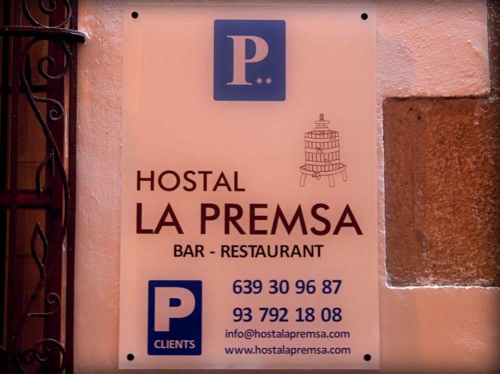 Hotel La Premsa Arenys de Mar Esterno foto