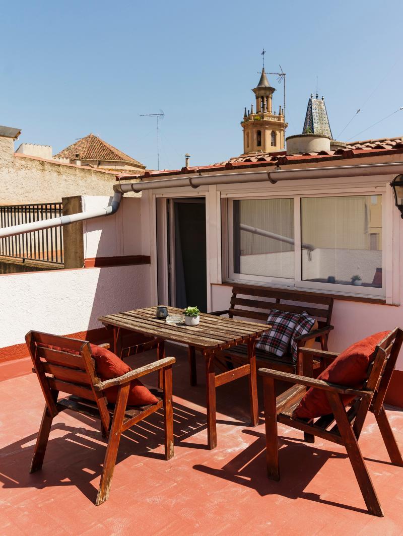 Hotel La Premsa Arenys de Mar Esterno foto
